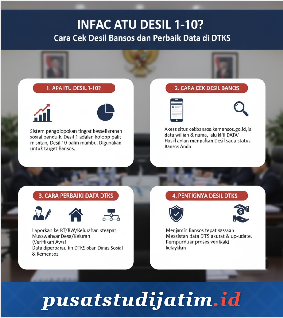 Apa Itu Desil 1-10? Cara Cek Desil Bansos dan Perbaiki Data di DTKS