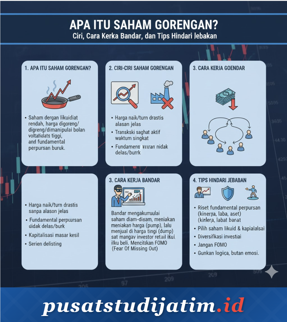 Apa Itu Saham Gorengan? Ciri, Cara Kerja Bandar, dan Tips Hindari Jebakan