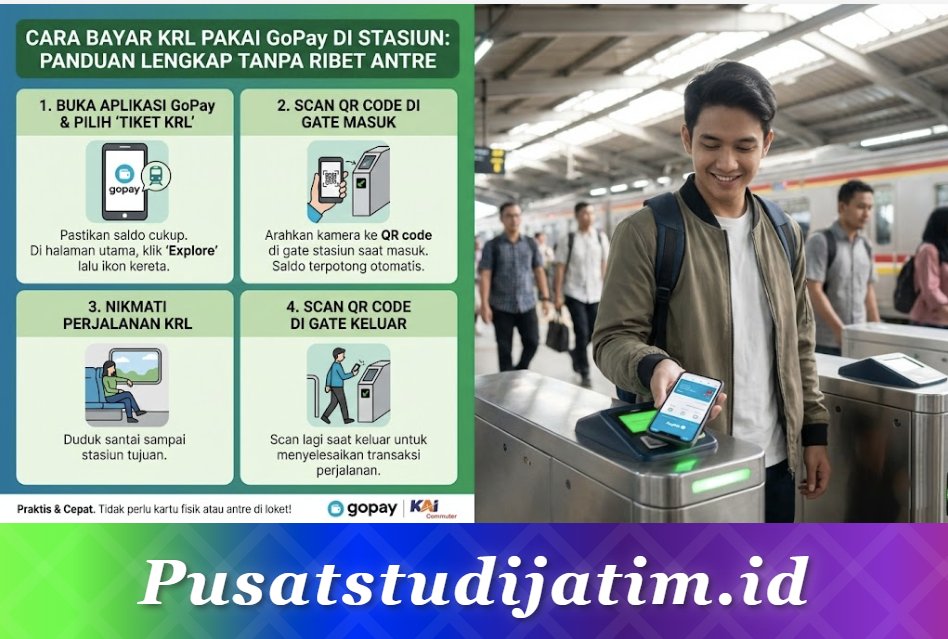 Cara Bayar KRL Pakai GoPay di Stasiun: Panduan Lengkap Tanpa Ribet Antre