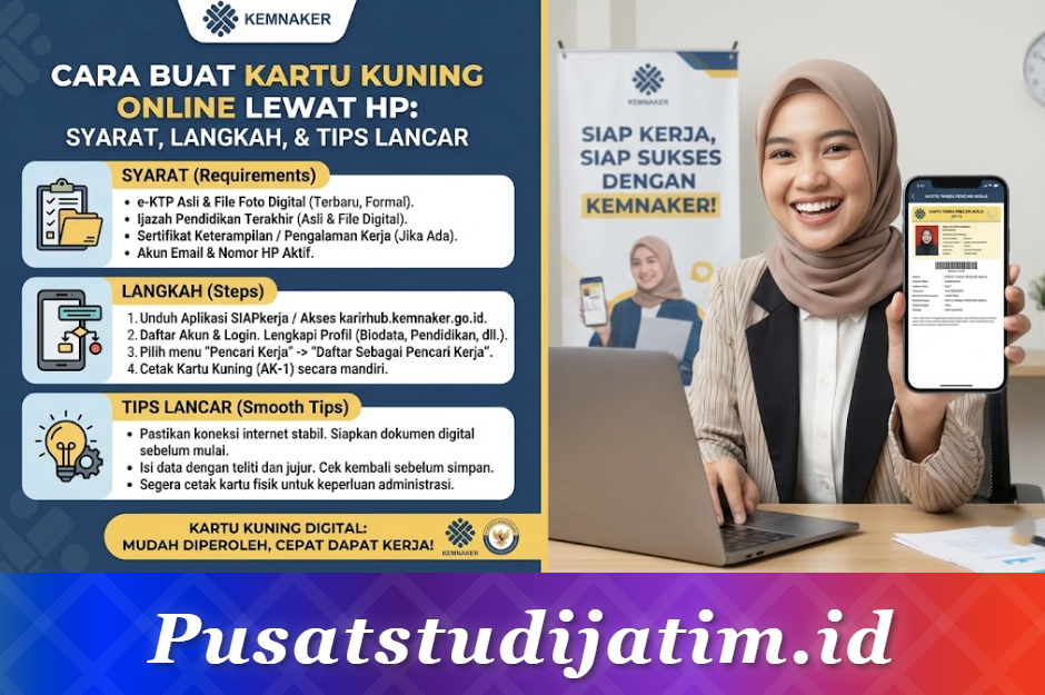 Cara Buat Kartu Kuning Online Lewat HP: Syarat, Langkah, dan Tips Lancar