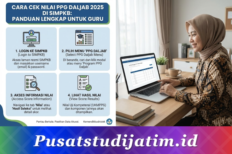 Cara Cek Nilai PPG Daljab 2025 di SIMPKB: Panduan Lengkap untuk Guru
