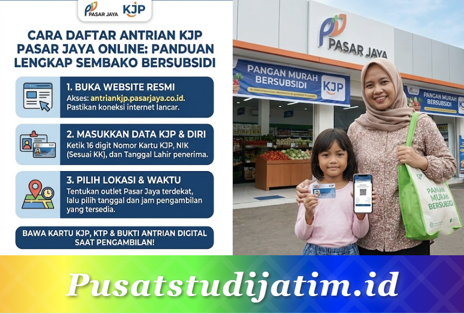 Cara Daftar Antrian KJP Pasar Jaya Online: Panduan Lengkap Sembako Bersubsidi