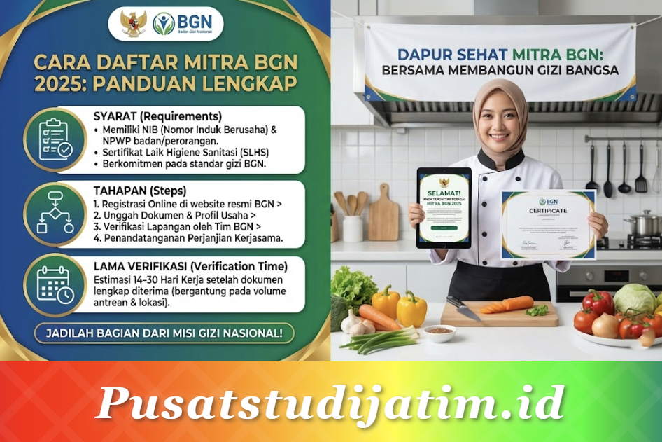 Cara Daftar Mitra BGN 2025: Syarat, Tahapan, dan Lama Verifikasi