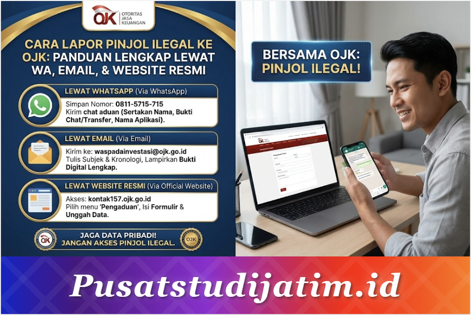Cara Lapor Pinjol Ilegal ke OJK: Lewat WA, Email, dan Website Resmi