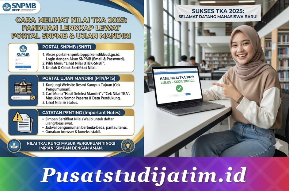 Cara Melihat Nilai TKA 2025: Panduan Lengkap Lewat Portal SNPMB dan Ujian Mandiri
