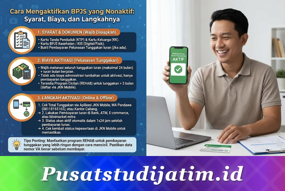Cara Mengaktifkan BPJS yang Nonaktif: Syarat, Biaya, dan Langkahnya