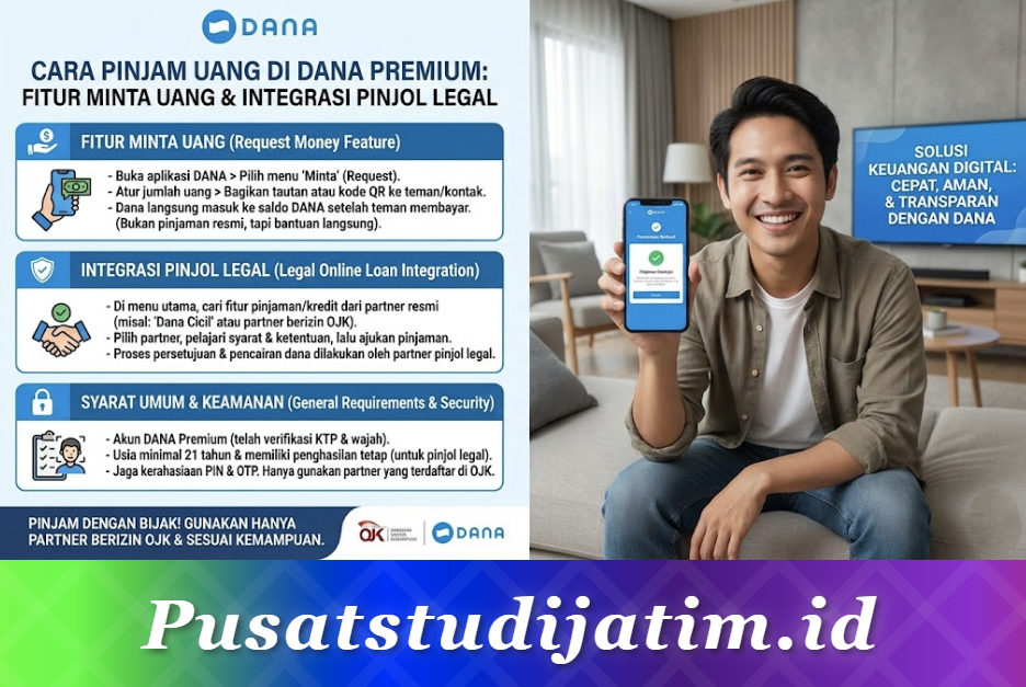 Cara Pinjam Uang di DANA Premium: Fitur Minta Uang dan Integrasi Pinjol Legal