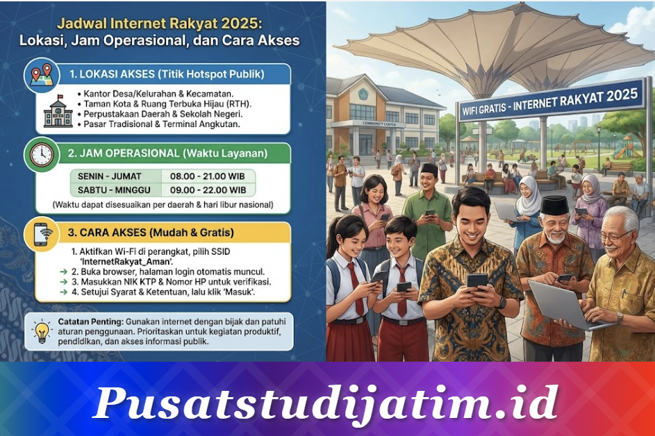 Jadwal Internet Rakyat 2025: Lokasi, Jam Operasional, dan Cara Akses