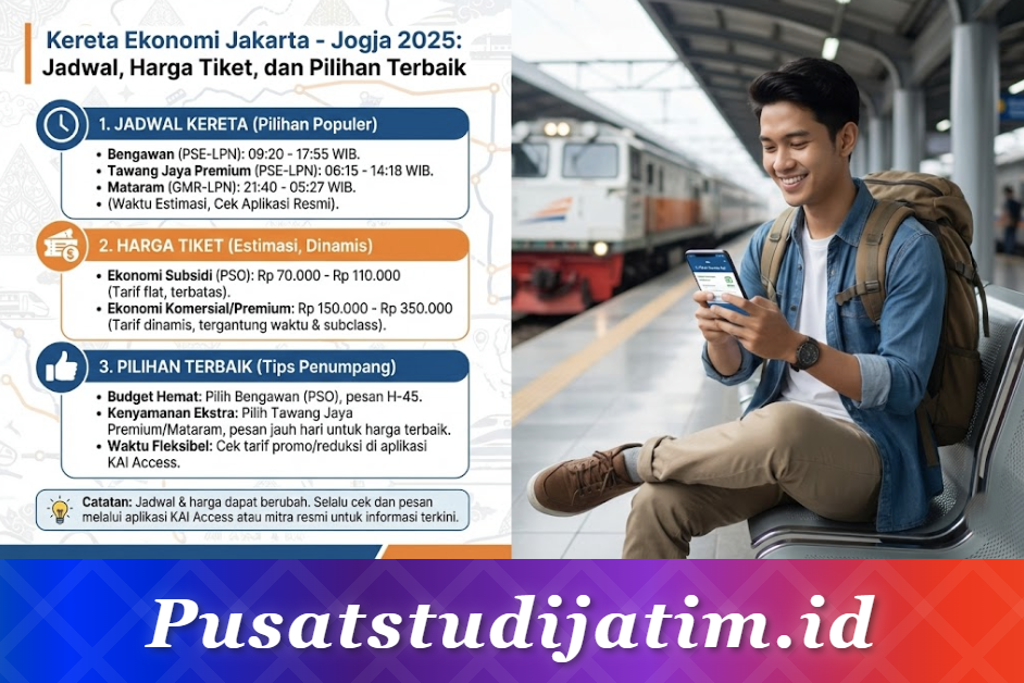 Kereta Ekonomi Jakarta - Jogja 2025: Jadwal, Harga Tiket, dan Pilihan Terbaik