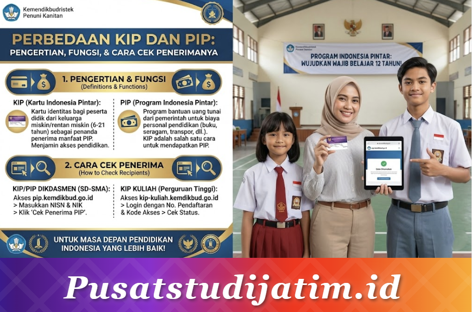 Perbedaan KIP dan PIP: Pengertian, Fungsi, dan Cara Cek Penerimanya