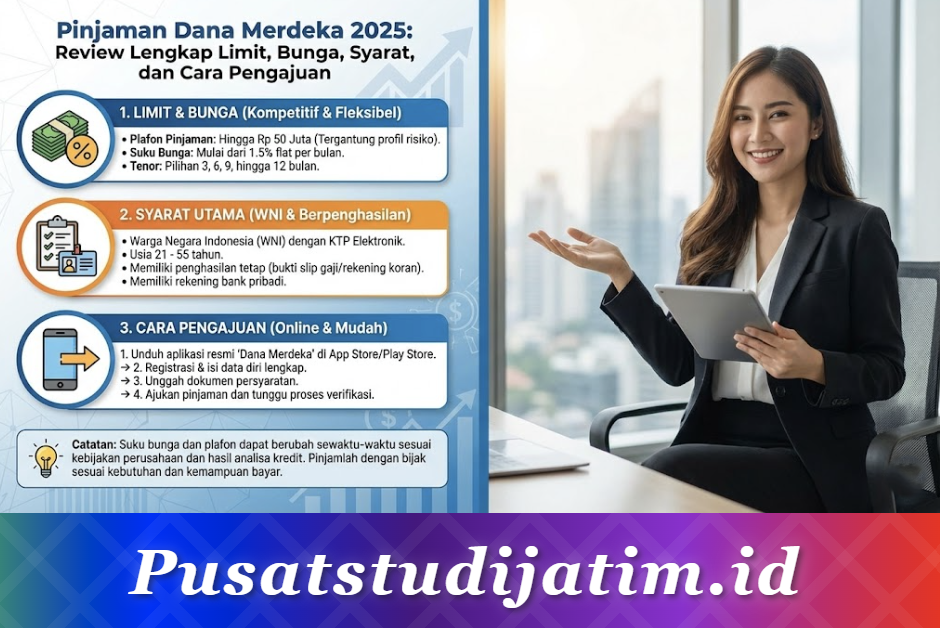 Pinjaman Dana Merdeka 2025: Review Lengkap Limit, Bunga, Syarat, dan Cara Pengajuan