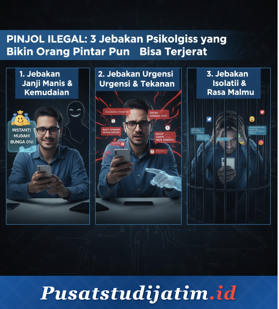 Pinjol Ilegal: 3 Jebakan Psikologis yang Bikin Orang Pintar Pun Bisa Terjerat