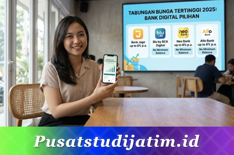 Tabungan dengan Bunga Tertinggi Tanpa Minimal Saldo: Rekomendasi Bank Digital 2025