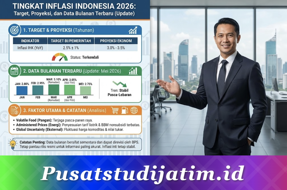Tingkat Inflasi Indonesia 2026: Target, Proyeksi, dan Data Bulanan Terbaru (Update)