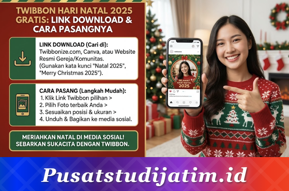 Twibbon Hari Natal 2025 Gratis: Link Download dan Cara Pasangnya