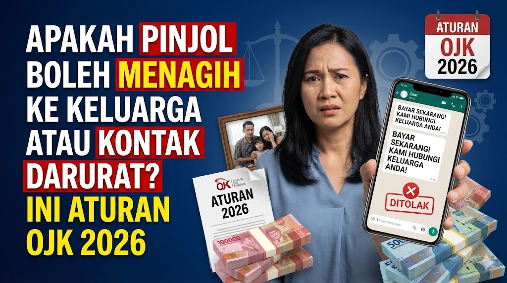 Apakah Pinjol Boleh Menagih ke Keluarga atau Kontak Darurat? Ini Aturan OJK 2026