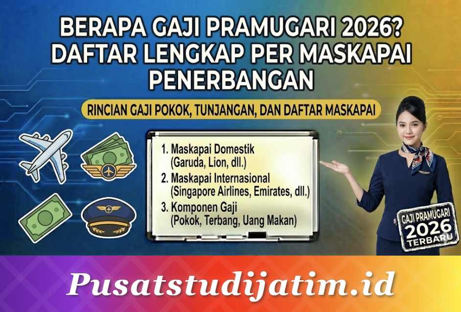 Berapa Gaji Pramugari 2026? Daftar Lengkap per Maskapai Penerbangan