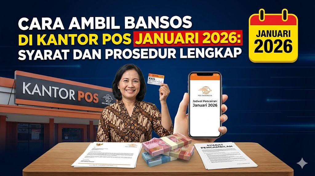 Cara Ambil Bansos di Kantor Pos Januari 2026: Syarat dan Prosedur Lengkap