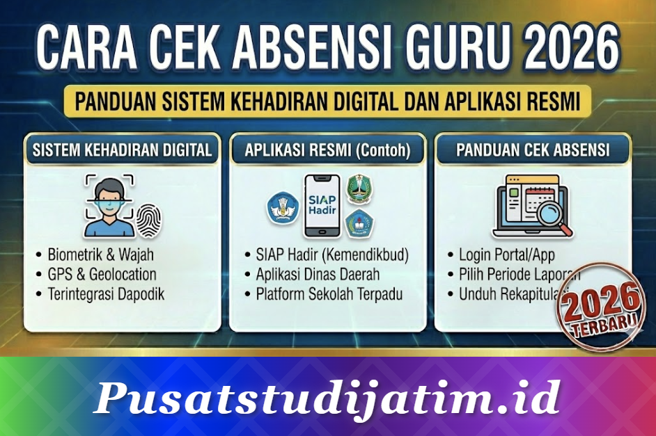 Cara Cek Absensi Guru 2026: Panduan Sistem Kehadiran Digital dan Aplikasi Resmi