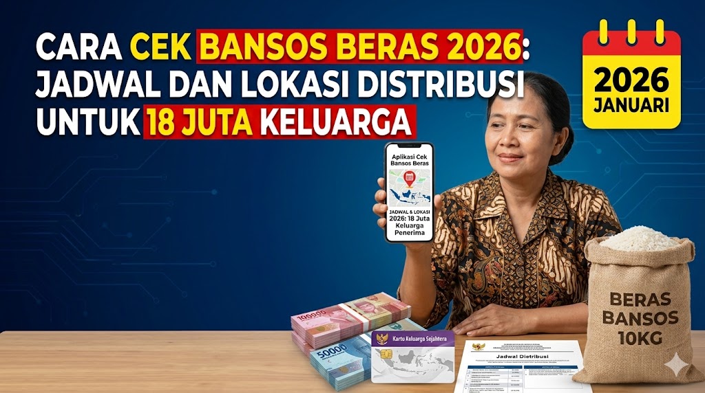Cara Cek Bansos Beras 2026: Jadwal dan Lokasi Distribusi untuk 18 Juta Keluarga