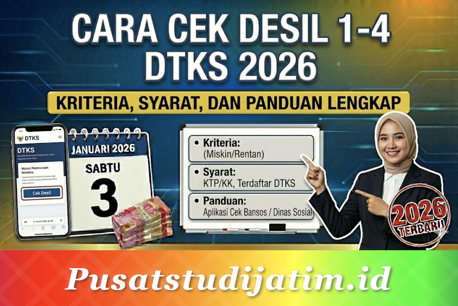 Cara Cek Desil 1-4 DTKS 2026: Kriteria, Syarat, dan Panduan Lengkap