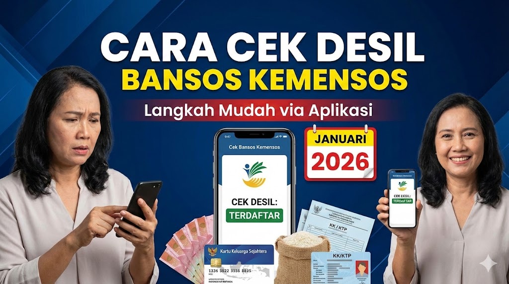 Cara Cek Desil di Aplikasi Cek Bansos Kemensos: Panduan Lengkap Januari 2026