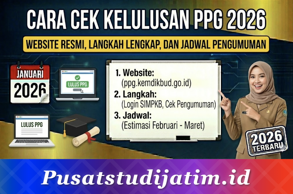 Cara Cek Kelulusan PPG 2026: Website Resmi, Langkah Lengkap, dan Jadwal Pengumuman