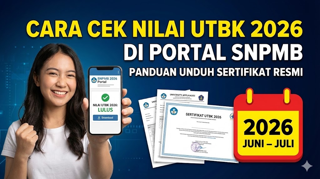 Cara Cek Nilai UTBK 2026 di Portal SNPMB: Panduan Unduh Sertifikat Resmi