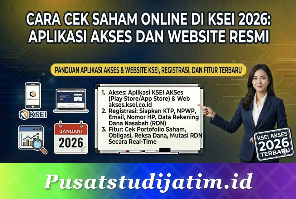 Cara Cek Saham Online di KSEI 2026: Aplikasi AKSes dan Website Resmi