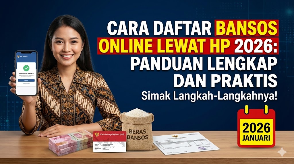 Cara Daftar Bansos Online Lewat HP 2026: Panduan Lengkap dan Praktis