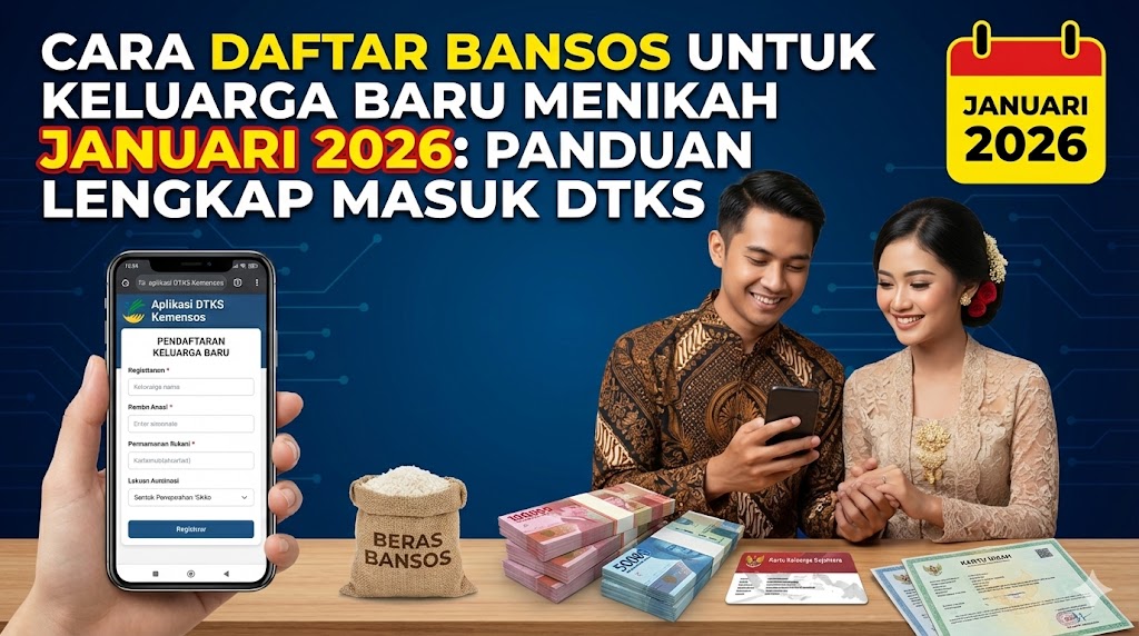 Cara Daftar Bansos untuk Keluarga Baru Menikah Januari 2026: Panduan Lengkap Masuk DTKS