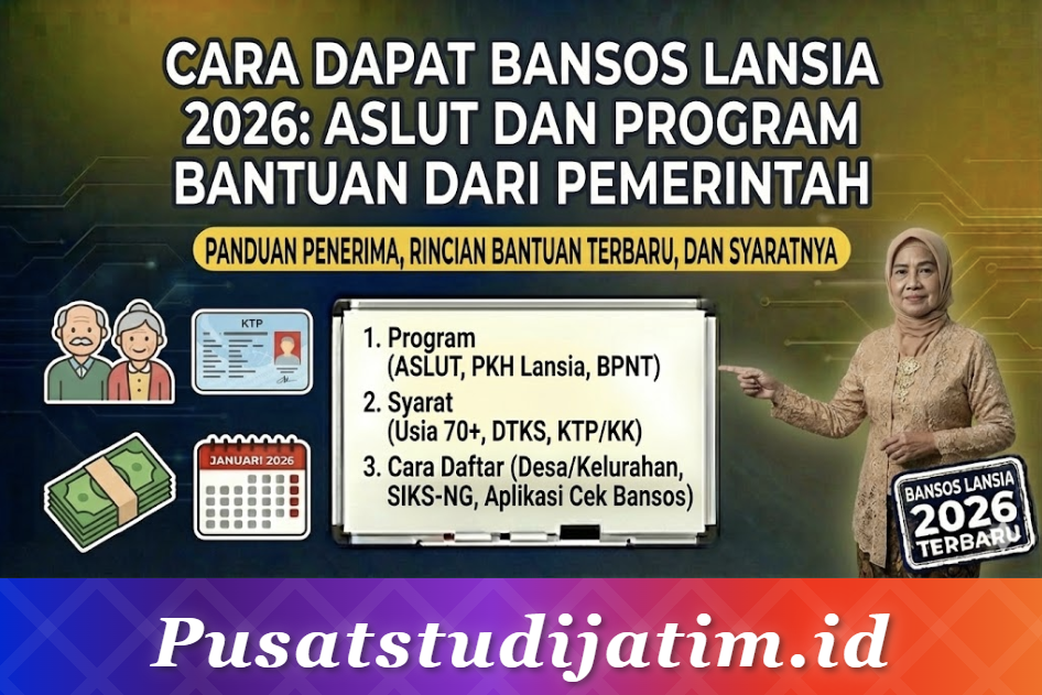 Cara Dapat Bansos Lansia 2026: ASLUT dan Program Bantuan dari Pemerintah