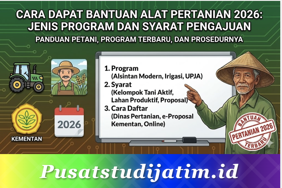 Cara Dapat Bantuan Alat Pertanian 2026: Jenis Program dan Syarat Pengajuan