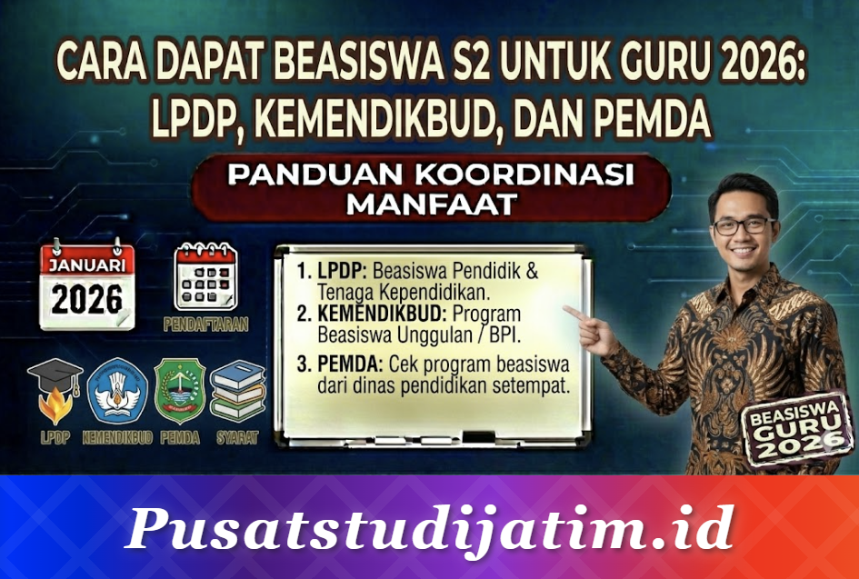 Cara Dapat Beasiswa S2 untuk Guru 2026: LPDP, Kemendikbud, dan Pemda