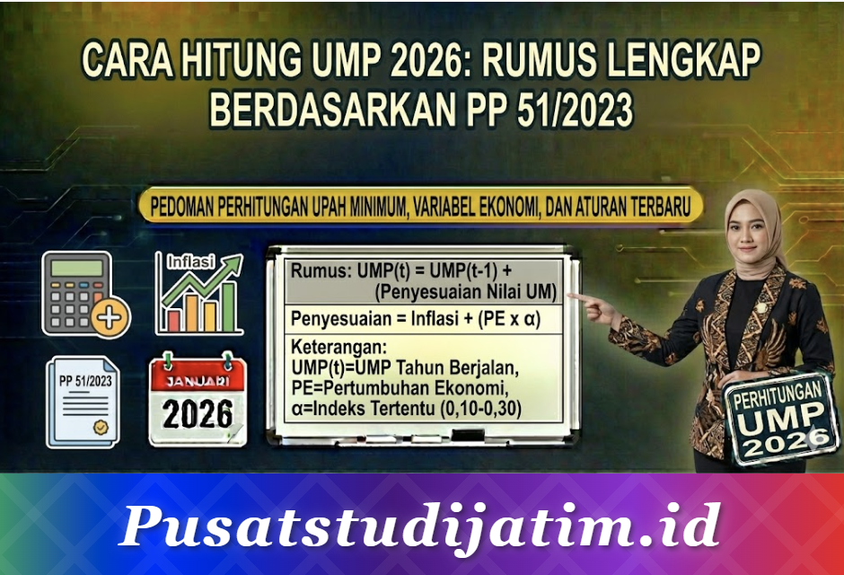 Cara Hitung UMP 2026: Rumus Lengkap Berdasarkan PP 51/2023