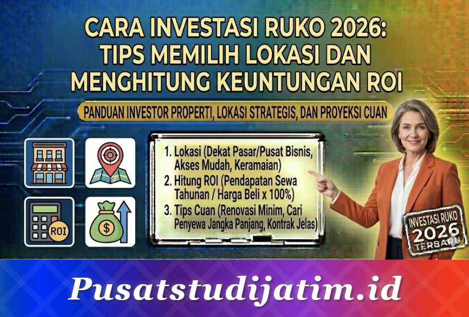 Cara Investasi Ruko 2026: Tips Memilih Lokasi dan Menghitung Keuntungan ROI