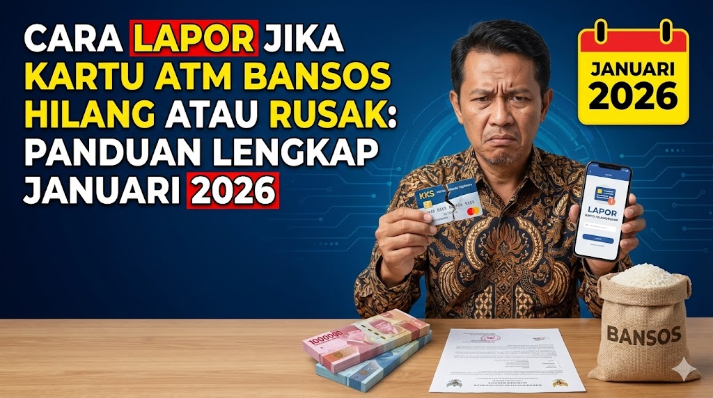 Cara Lapor Jika Kartu ATM Bansos Hilang atau Rusak: Panduan Lengkap Januari 2026
