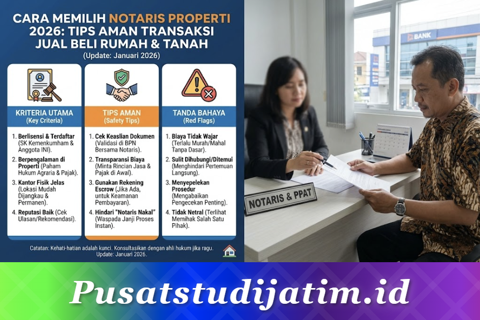 Cara Memilih Notaris Properti 2026: Tips Aman Transaksi Jual Beli Rumah dan Tanah