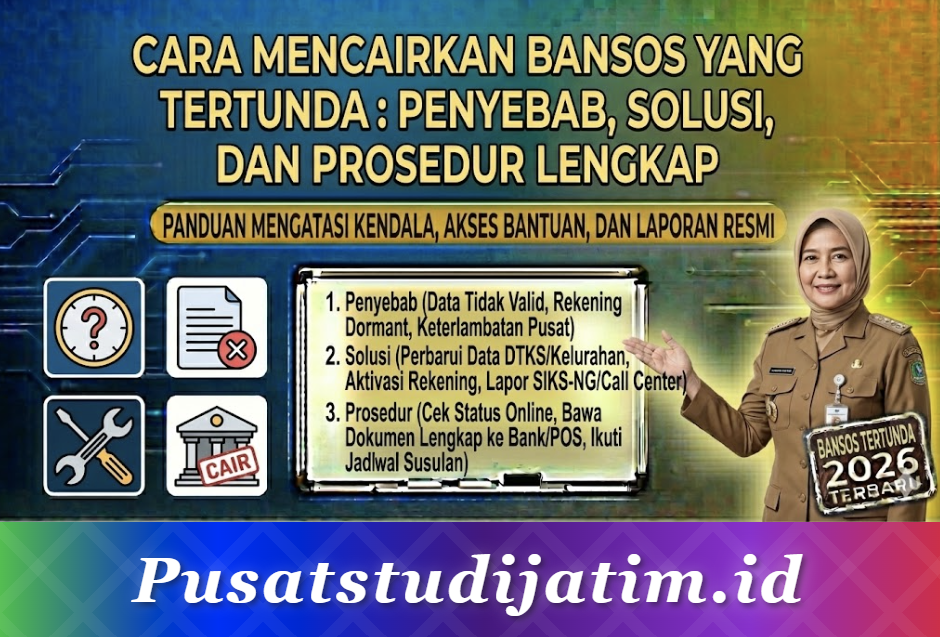 Cara Mencairkan Bansos yang Tertunda 2026: Penyebab, Solusi, dan Prosedur Lengkap