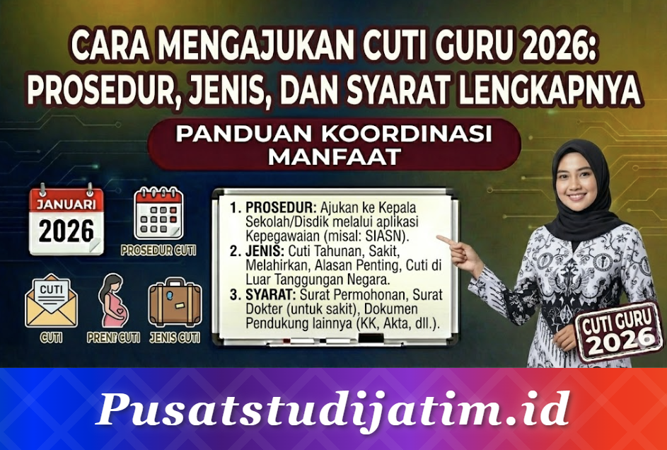 Cara Mengajukan Cuti Guru 2026: Prosedur, Jenis, dan Syarat Lengkapnya