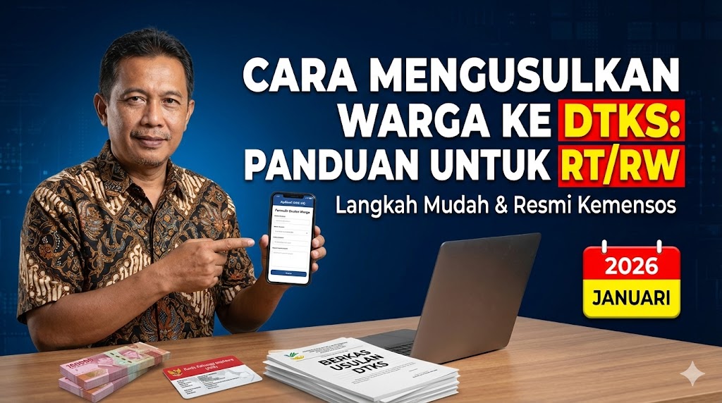 Cara Mengusulkan Warga ke DTKS: Panduan Lengkap untuk RT/RW Januari 2026
