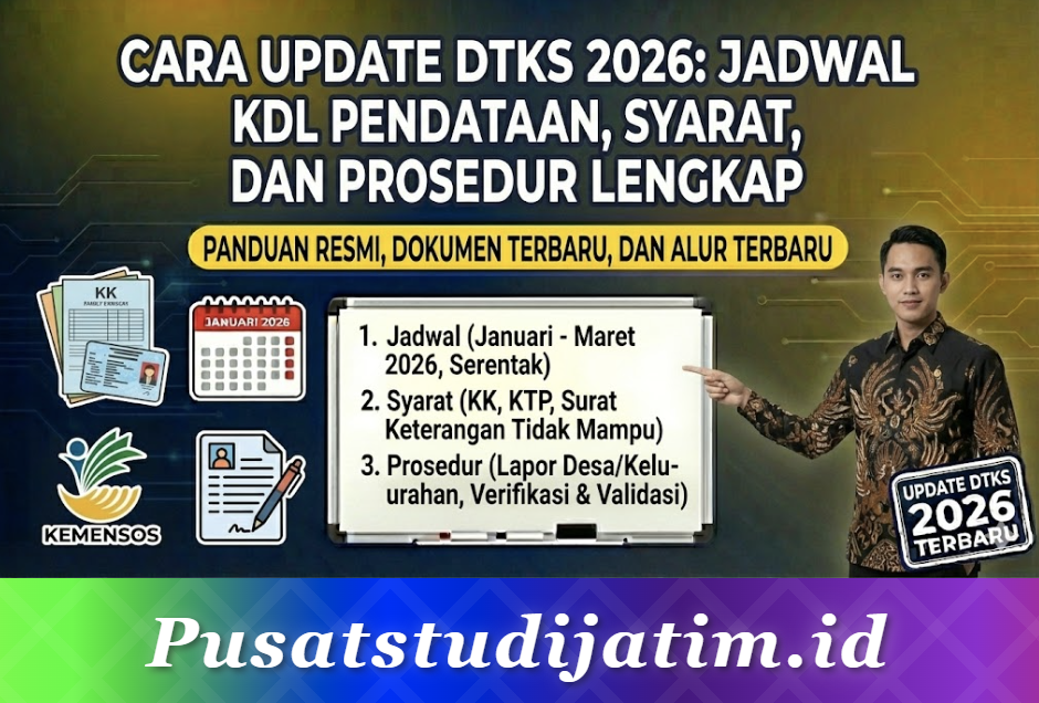 Cara Update DTKS 2026: Jadwal Pendataan, Syarat, dan Prosedur Lengkap