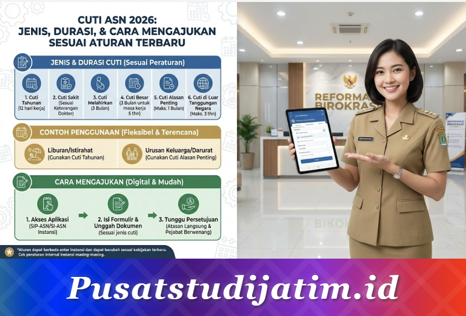 Cuti ASN 2026: Jenis, Durasi, dan Cara Mengajukan Sesuai Aturan Terbaru