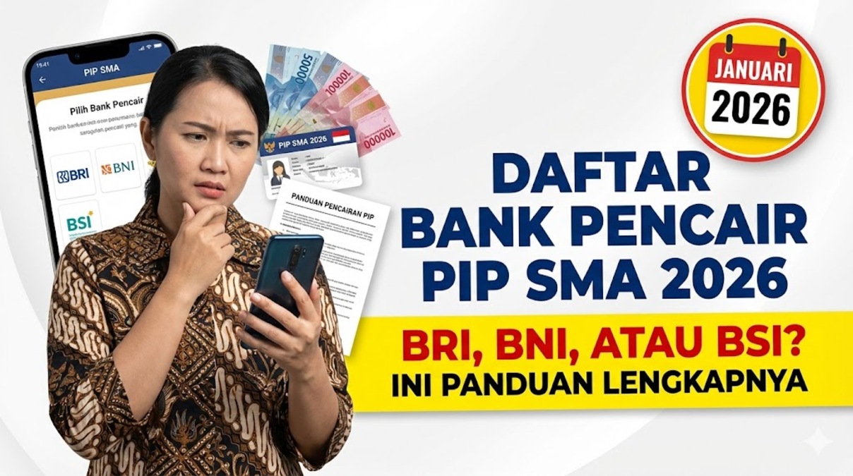 Daftar Bank Pencair PIP SMA 2026: BRI, BNI, atau BSI? Ini Panduan Lengkapnya