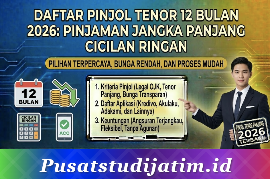 Daftar Pinjol Tenor 12 Bulan 2026: Pinjaman Jangka Panjang Cicilan Ringan