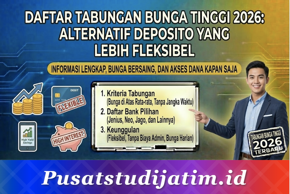 Daftar Tabungan Bunga Tinggi 2026: Alternatif Deposito yang Lebih Fleksibel