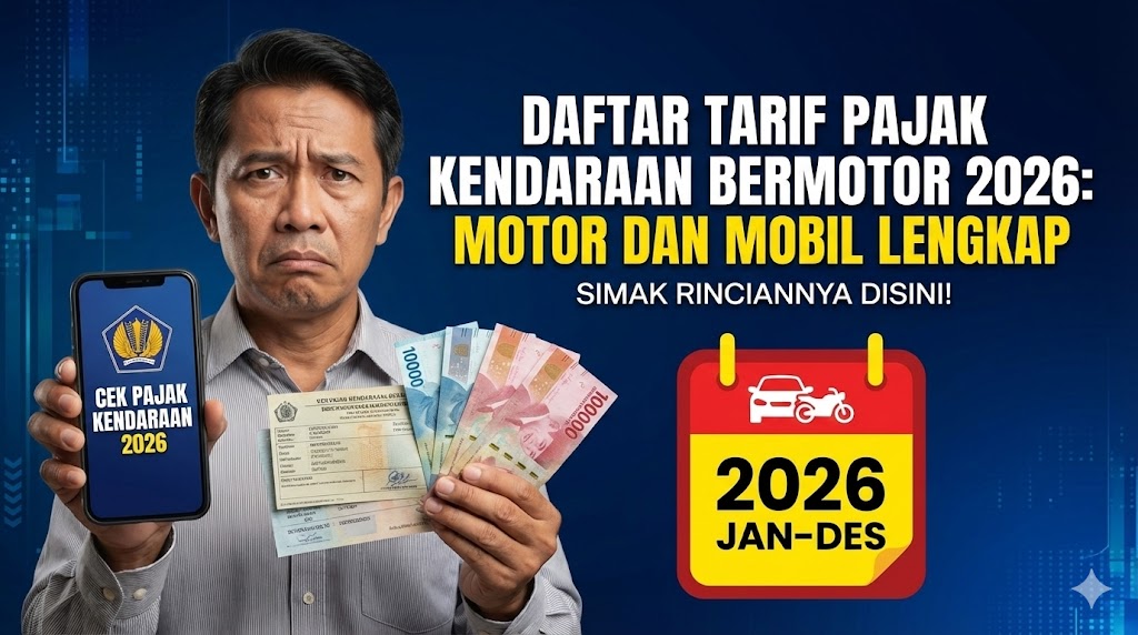 Daftar Tarif Pajak Kendaraan Bermotor 2026: Motor dan Mobil Lengkap