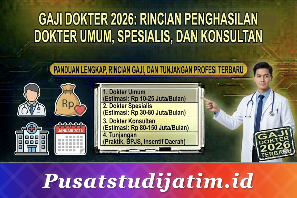 Gaji Dokter 2026: Rincian Penghasilan Dokter Umum, Spesialis, dan Konsultan