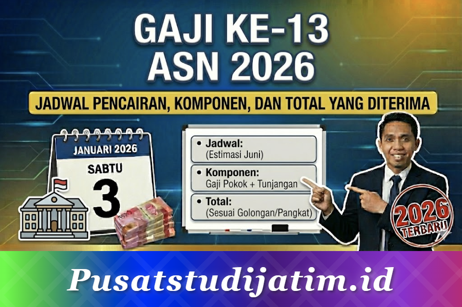 Gaji Ke-13 ASN 2026: Jadwal Pencairan, Komponen, dan Total yang Diterima