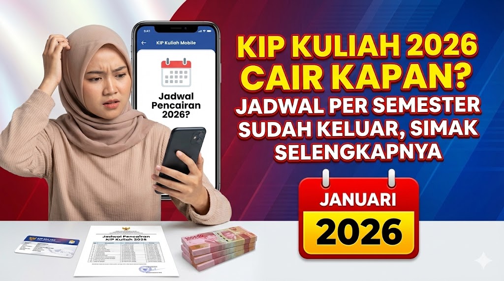 KIP Kuliah 2026 Cair Kapan? Jadwal per Semester Sudah Keluar, Simak Selengkapnya